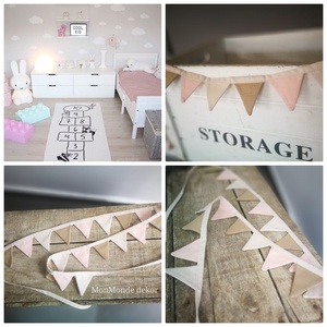 Mini Zászló füzér dekoráció -  - Meska.hu