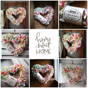 Tavaszi frissesség szív dekoráció  - otthon & életmód - dekoráció - Meska.hu