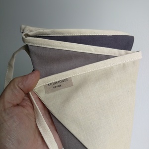 Zászlófüzér, Textil Girland Dekoráció, Babaszoba Dekor, Háromszög Zászló - otthon & életmód - babaszoba, gyerekszoba - babaszoba dekoráció - Meska.hu