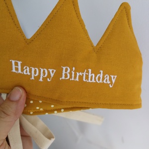 a k c i ó s - Textil korona, fejdísz - Happy Birthday - játék & sport - szerepjáték - Meska.hu