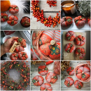  a k c i ó - Őszi tök válogatás, pumpkins - 4 db/szett, Otthon & Életmód, Dekoráció, Dísztárgy, , MESKA