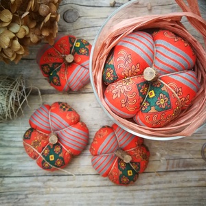  a k c i ó - Őszi tök válogatás, pumpkins - 4 db/szett - otthon & életmód - dekoráció - dísztárgy - Meska.hu