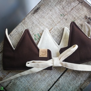 Korona, textil fejdísz - mackóbarna - játék & sport - szerepjáték - Meska.hu