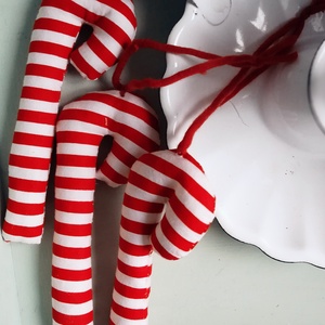 Cukorpálca karácsonyi függődísz dekoráció - 3 db  - karácsony - karácsonyi lakásdekoráció - karácsonyfadíszek - Meska.hu