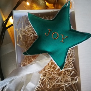 Bohém kézműves csillag dekoráció - karácsony - karácsonyi lakásdekoráció - karácsonyfadíszek - Meska.hu