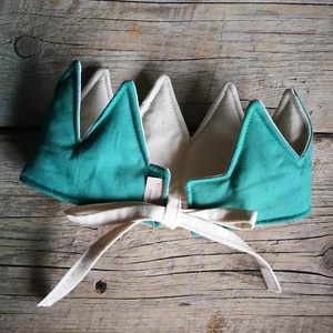 Textil korona, fejdísz - erdei fű - játék & sport - szerepjáték - Meska.hu