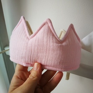 Varázspálcás korona szett � új fazon, rózsaszín duplagéz anyag - játék & sport - szerepjáték - Meska.hu