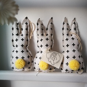 Nyuszis függődísz dekoráció - 3 darabos szett - Meska.hu