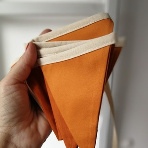 Zászlófüzér, Textil Girland Dekoráció, Babaszoba Dekor, Háromszög Zászló - baba - mama - babaszoba dekoráció - babaszoba füzér, girland  - Meska.hu