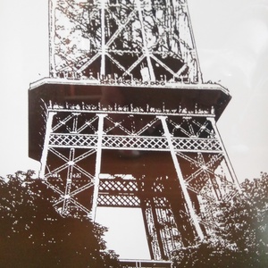Párizs kép Eiffel toronnyal - 54 X 44 cm - otthon & életmód - dekoráció - kép & falikép - Meska.hu