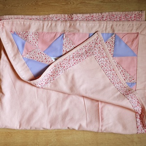 Pamutvászon takaró kislányoknak - baba - mama - babaágyneműk - babatakaró, gyerek pléd - Meska.hu