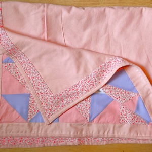 Pamutvászon takaró kislányoknak - baba - mama - baba ágynemű - babatakaró, gyerek pléd - Meska.hu