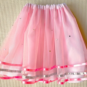 Rózsaszín tüll szoknya kislányoknak, Ruha & Divat, Gyerekruha, Szoknya, Varrás, MESKA