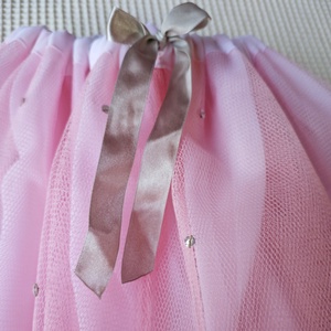 Rózsaszín tüll szoknya kislányoknak - ruha & divat - gyerekruha - szoknya - Meska.hu