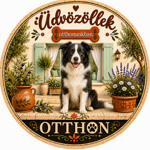 Üdvözlő tábla  - otthon & életmód - dekoráció - ajtó- és ablak dekoráció - ajtótábla - Meska.hu