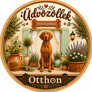Üdvözlő tábla  - otthon & életmód - dekoráció - ajtó- és ablak dekoráció - ajtótábla - Meska.hu