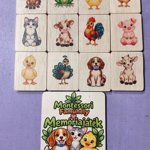 Memória játék  - játék & sport - készségfejlesztő és logikai játék - memória játékok - Meska.hu