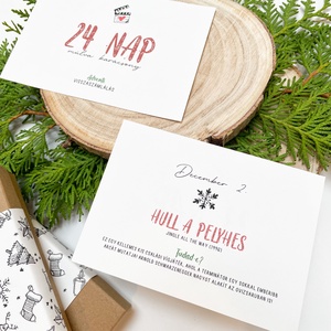 Karácsonyi film maraton - adventi visszaszámlálás, kalendárium, adventi naptár - karácsony - adventi díszek - adventi naptár - Meska.hu