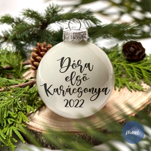 DIY - csináld magad karácsonyi gömb felirat, Otthon & Életmód, Papír, írószer, Matrica, matrica csomag, Mindenmás, MESKA