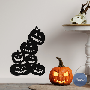Halloween-i tökrakás - falmatrica, ablakmatrica, töklámpások, Otthon & Életmód, Dekoráció, Halloween, Halloweeni dekoráció, Mindenmás, MESKA
