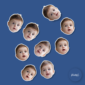 Fényképes matrica, dekoráció - születésnapi partykellék, fotómatrica - kellékek & szerszámok - dekorációs kellékek - matricaív - Meska.hu