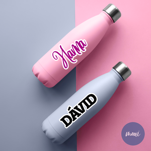 Egyedi név matricák flaskákhoz, kulacsokhoz, üveghez, poharakhoz, bögrékhez, laptopokhoz - Meska.hu