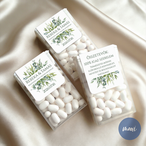 Mentolos cukorka köszönetajándék az esküvőtökre, Esküvő, Emlék & Ajándék, Köszönőajándék, Fotó, grafika, rajz, illusztráció, MESKA