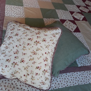 Patchwork ágytakaró dupla méretű - otthon & életmód - lakástextil - ágytakaró - Meska.hu