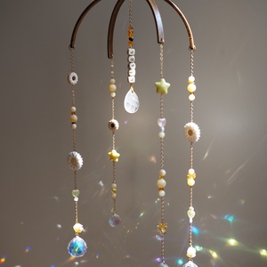 Ásványos baba mobil függő dekor kiságy fölé -  baba születés ajándék, Baba - mama, Baba játékok, Kiságyforgó, , MESKA