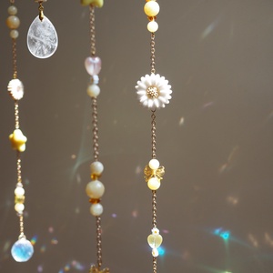 Ásványos baba mobil függő dekor kiságy fölé -  baba születés ajándék - baba - mama - baba játékok - kiságyforgó - Meska.hu