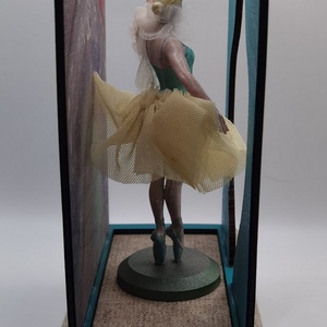Balerina diorama táncos színház - művészet - más művészeti ág - Meska.hu