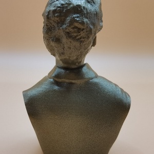 Petőfi Sándor mellszobor 10 cm - művészet - makett, modell - Meska.hu