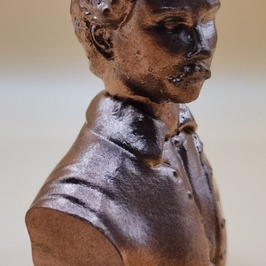 Petőfi Sándor mellszobor 10 cm - művészet - makett, modell - Meska.hu