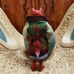 Rókalány fantázia figura - dekor 22 cm RENDELHETŐ - játék & sport - bábok - báb készlet - Meska.hu