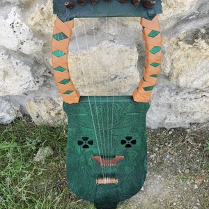 Egyedi viking (kravik) líra hangszer - könyv & zene - hangszer & hangszertok - Meska.hu