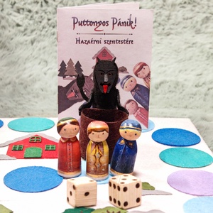 Puttonyos Pánik! - Hazaérni szentestére, kézműves karácsonyi családi társasjáték rendelésre - Meska.hu