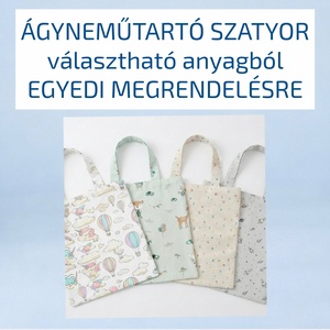 Ágyneműtartó szatyor � ovis tároló táska - egyedi megrendelésre - választható anyagból, Játék & Sport, Ovis felszerelés, Egyéb ovis kiegészítő, Varrás, MESKA