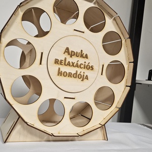 Hordó formájú sörtartó  - otthon & életmód - dekoráció - asztal és polc dekoráció - gravírozott táblák - Meska.hu