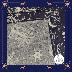 Karácsonyi asztalterítő - (kék alapon karácsonyi mintás) - otthon & életmód - konyhafelszerelés, tálalás - tálalás - terítő - Meska.hu