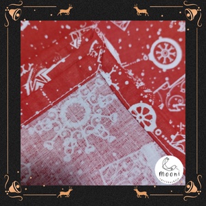 Karácsonyi futó asztalterítő - (piros alapon karácsonyi mintás) - otthon & életmód - konyhafelszerelés, tálalás - tálalás - terítő - Meska.hu