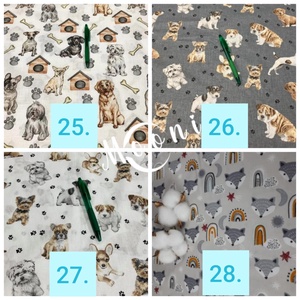 2. Mintás pamutvászon anyagminták rendelésre készülő termékekhez (Nem megvásárolható!) - kellékek & szerszámok - méteráru - szövet - Meska.hu