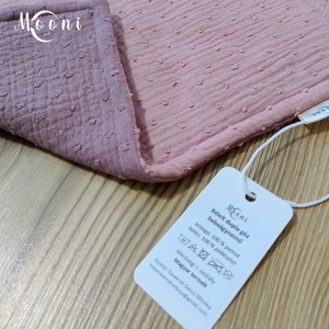 Bélelt dupla géz baba ágynemű szett (sötét mályva-világos mályva) - otthon & életmód - babaszoba, gyerekszoba - baba ágynemű - Meska.hu