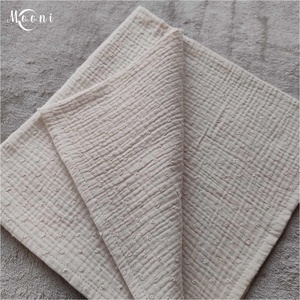 Dupla géz babakendő, textilpelenka (bézs) - baba - mama - pelenkázó, babafürdető kellékek - pelenka - Meska.hu