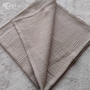 Dupla géz babakendő, textilpelenka (camel) - baba - mama - pelenkázó, babafürdető kellékek - pelenka - Meska.hu