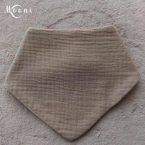 Dupla géz / waffle nyálkendő (camel) - ruha & divat - babaruha & gyerekruha - előke & nyálkendő - Meska.hu