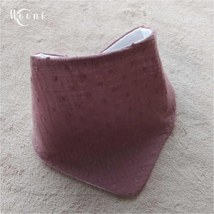 Dupla géz / waffle nyálkendő (sötét mályva), Ruha & Divat, Babaruha & Gyerekruha, Előke & Nyálkendő, Varrás, MESKA