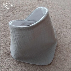 Dupla géz / waffle nyálkendő (szürke), Ruha & Divat, Babaruha & Gyerekruha, Előke & Nyálkendő, Varrás, MESKA