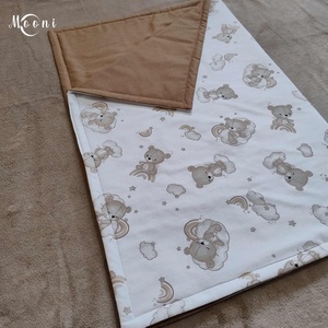 Kismackóm  Bélelt pamut takaró - otthon & életmód - babaszoba, gyerekszoba - baba ágynemű - Meska.hu