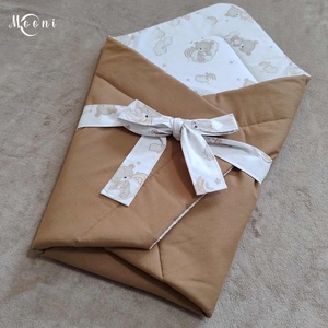 Kismackóm  Pamut pólya - otthon & életmód - babaszoba, gyerekszoba - pólya - Meska.hu