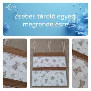 Zsebes tároló, Otthon & Életmód, Babaszoba, gyerekszoba, Szett kiságyba, Varrás, MESKA